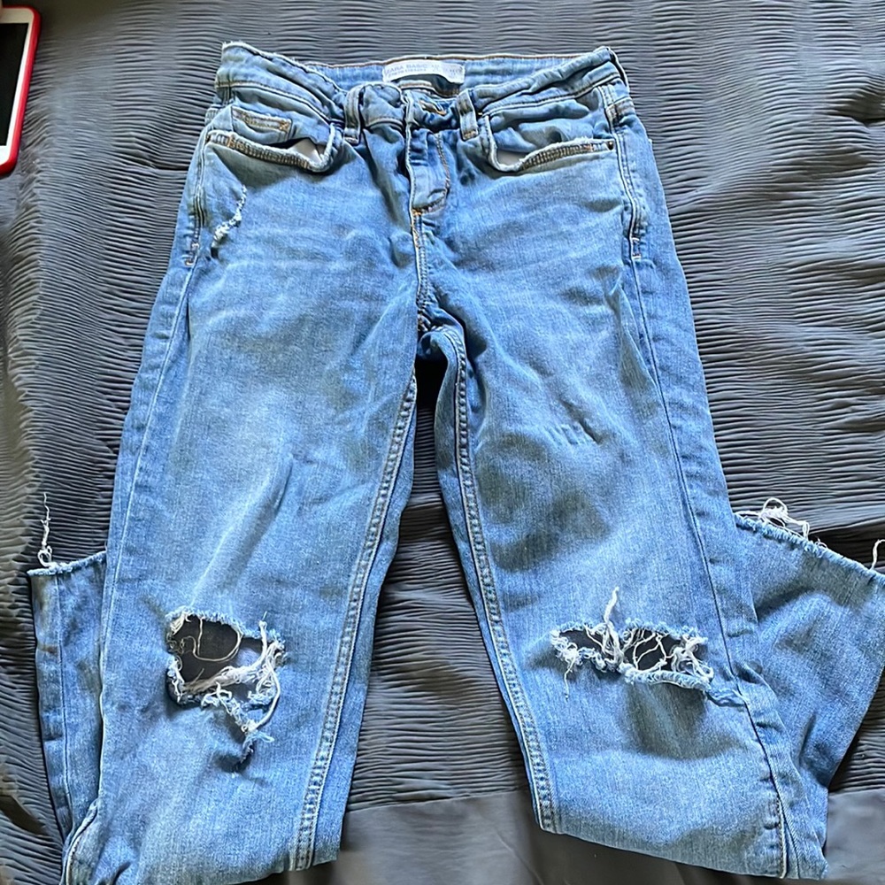 Light blue jeans